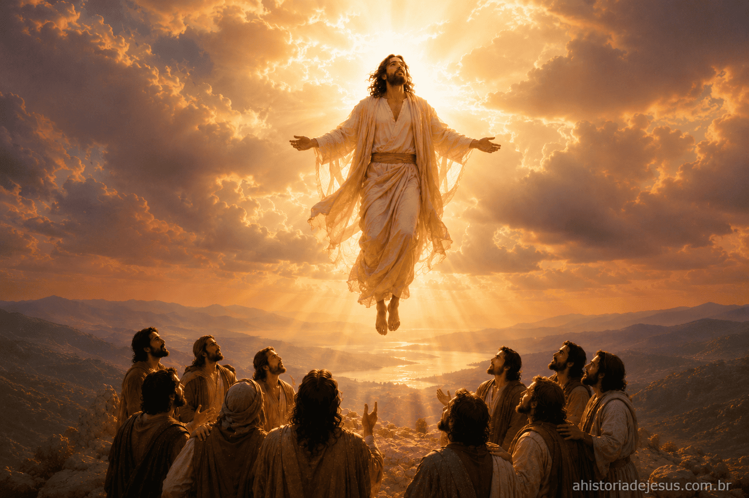A Ascensão de Jesus ao céu