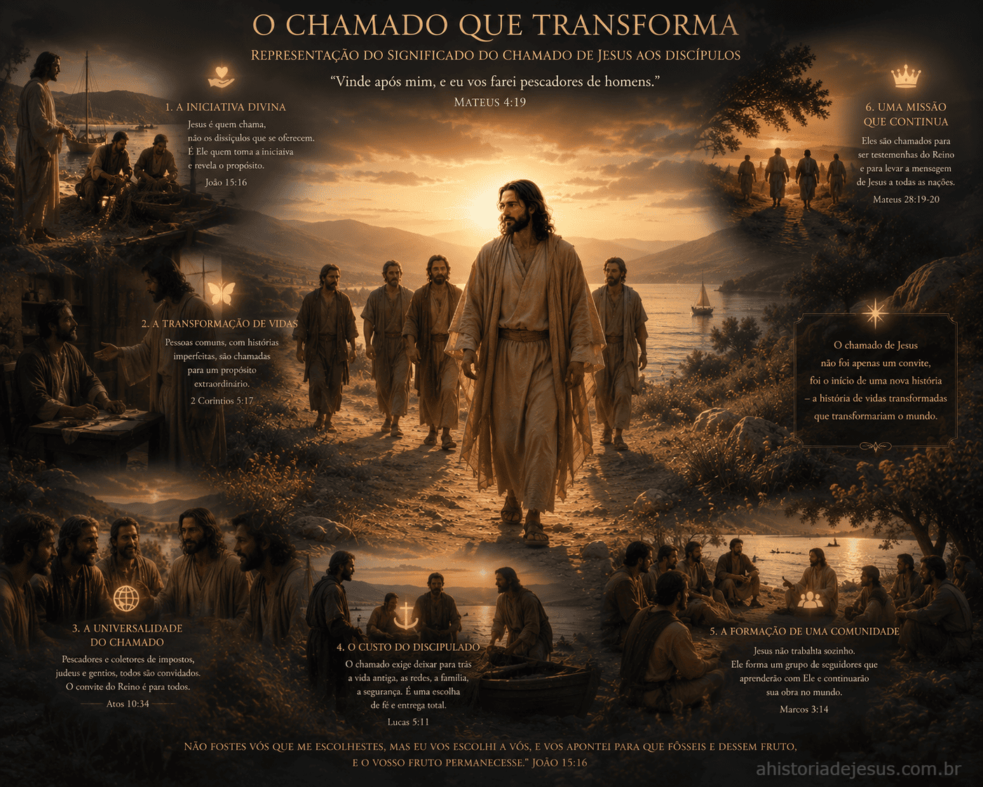 Representação do significado do chamado de Jesus aos discípulos